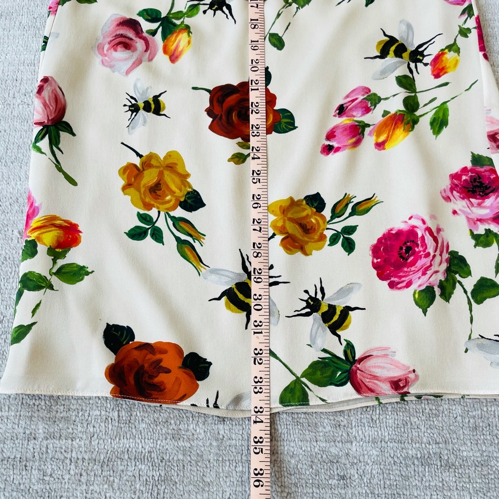 Gucci Roses and Bees Silk Shift Dress - Picture 12 of 15